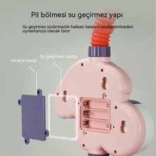 Janjon Star Bebek Banyo Ördek Yavrusu Su Oyuncak Banyo Püskürtme Su Fil Elektrikli Duş Çocuk Oyuncağı (Yurt Dışından)