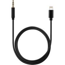 Madeg Apple IPhone 100 cm Lightning To 3.5 mm Jack Aux Stereo Dönüştürücü Çevirici Kablo