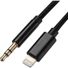 Madeg Apple IPhone 100 cm Lightning To 3.5 mm Jack Aux Stereo Dönüştürücü Çevirici Kablo