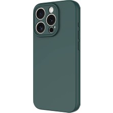 Vendas iPhone 15 Pro Max Uyumlu Kılıf Lansman Serisi Kadife Iç Yüzeyli Yumuşak Dokulu Silikon Kapak