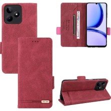 SZY Mall Kart Tutucu Kickstand ile Realme C53 4g Deri Folio Flip Case Için Kılıf (Yurt Dışından)