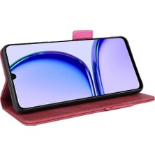 SZY Mall Kart Tutucu Kickstand ile Realme C53 4g Deri Folio Flip Case Için Kılıf (Yurt Dışından)