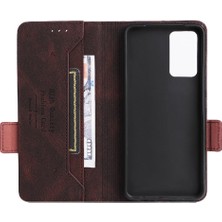 SZY Mall Vivo V21E 4G/Y73 2021 Kart Ekleme Deri Folio Flip Case Için Kılıf (Yurt Dışından)