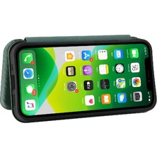 SZY Mall IPhone 13 Mini Tam Koruma Deri Folio Flip Case Manyetik (Yurt Dışından)