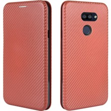 SZY Mall Kart Tutucu Kickstand Deri Folio Flip Case ile Lg K40S Için Kılıf (Yurt Dışından)