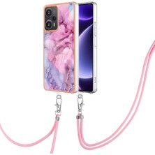 SZY Mall Xiaomi Poco F5 5g Kapak Yumuşak Tpu Tampon Mermer Ayrılabilir Kayış (Yurt Dışından)