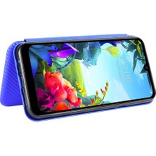 SZY Mall Kart Tutucu Kickstand Deri Folio Flip Case ile Lg K40S Için Kılıf (Yurt Dışından)