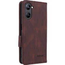 SZY Mall Realme V30/V30T 5g Deri Folio Flip Case Koruyucu Kapak Tam (Yurt Dışından)