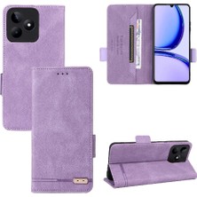 SZY Mall Kart Tutucu Kickstand ile Realme C53 4g Deri Folio Flip Case Için Kılıf (Yurt Dışından)