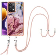 SZY Mall Xiaomi Poco F5 5g Kapak Yumuşak Tpu Tampon Mermer Ayrılabilir Kayış (Yurt Dışından)