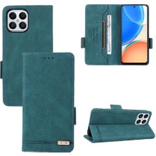 SZY Mall Onur X8 Deri Folio Flip Case Kart Ekleme Koruyucu Tam Için Kılıf (Yurt Dışından)