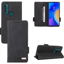 SZY Mall Tcl 20SE Kart Ekleme Deri Için Kılıf Folio Flip Case Tam Koruma (Yurt Dışından)