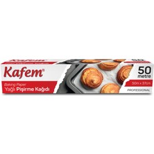Kafem Yağlı Pişirme Kağıdı 37cm x 50M x 4 Paket