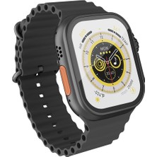 Shinywatch Ultra 2+ Süper Amoled Ekranlı Yapay Zeka Özellikli Akıllı Saat 2024 Siyah/turuncu