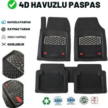 Just Cheap Audi A3 Hb 2011 ile Uyumlu 4d Havuzlu Üniversal Yeni Nesil Pro Paspas Siyah - Black