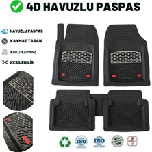 Just Cheap Volkswagen Tiguan All Space 2019 ile Uyumlu 4d Havuzlu Üniversal Yeni Nesil Pro Paspas Siyah - Black