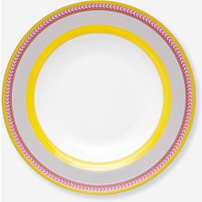 Pip Studio Chique Sarı Porselen Yemek Tabağı 23,5 cm