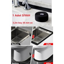 Matesstore Siyah Su Sızdırmaz Geçirmez Bant Lavabo Küvet Duş Kenar Bandı