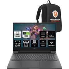 Hp Victus 16 Intel Core I5 14500HX 48GB 2tb SSD RTX4060/8GB 144Hz 16.1" Fhd W11P Taşınabilir Bilgisayar & Per4 Çanta 9J238EAPN369