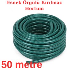 Global Industrial 50 Metre Bahçe Hortumları Örgülü Bahçe Hortumları Iç Çapı 12,5 Militre 1/2”inç 20 Metre-