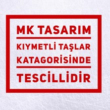 MK Tasarım Gerçek Inci - Gerçek Apatit Taşı Bileklik MK.025.001