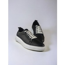 Rodexxo Unisex Deri Hafif Poli Yazlık  Dikişli Taban Beyaz Bağcıklı Erkek Kadın Sneaker Ayakkabı