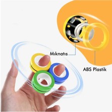 3 Adet Ithal Model- Fidget  Yüzüğü - Manyetik El Hareket Oyuncağı - Ilginç Ürün, Oyun Halkası