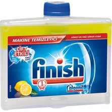 Finish Bulaşık Makinesi Temizleyici Sıvı 250 ml x 4 + Finish Bulaşık Makinesi Temizleyici Sıvı 250 ml - Limonlu x 4