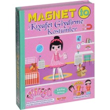 Kelebek Oyuncak Manyetik Magnet Kıyafet Giydirme Kostümler