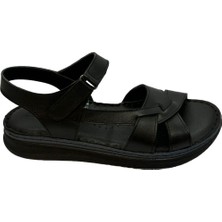 Elf Shoes Bags  Deri Comfort Serisi Kadın Günlük Sandalet