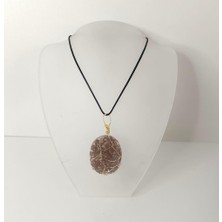 HD Marketim Ametist Doğal Taş Kolye El Işi Tel Sarma Örgü Tasarım Çakra Charm Takı Kadın Kız