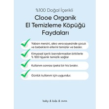 Clooe Organik El Temizleme Köpüğü (300ml) - Çocuk & Yetişkin - Yaban Mersini, Aloe Vera, Meyan Kökü