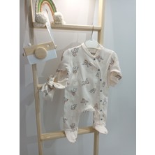 Baby Jojobu Kız Bebek Unicorn Tulum (Bandanalı)