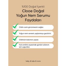 Clooe Doğal Yoğun Nem Serumu (30ml) - Gliserin, Hyaluronik Asit + C Vitamini