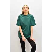 Unisex Zümrüt Basic T-Shirt