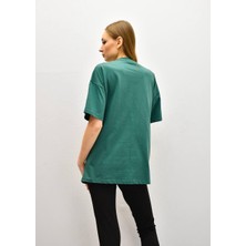 Unisex Zümrüt Basic T-Shirt