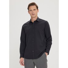 Altınyıldız Classics Siyah Erkek Gömlek 4A2024200012