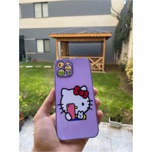 DSD Aksesuar Iphone 12 Pro Max Uyumlu Hello Kitty Tasarımlı Mavi Kılıf