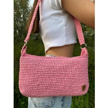 Cirphi Collection Kadın Askılı Fermuarlı Kağıt Ip Handmade El Omuz ve Kol Çantası