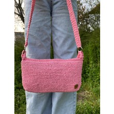 Cirphi Collection Kadın Askılı Fermuarlı Kağıt Ip Handmade El Omuz ve Kol Çantası