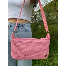 Cirphi Collection Kadın Askılı Fermuarlı Kağıt Ip Handmade El Omuz ve Kol Çantası