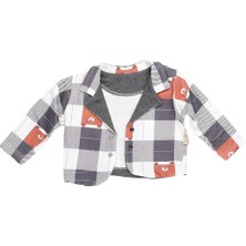 Mimbo Kids Erkek Bebek Ceketli ve Ayıcıklı 3'lü Takım