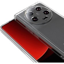 Wowacs Xiaomi Mi 13 Ultra ile Uyumlu Kılıf Şeffaf Kamera Korumalı Esnek Silikon Telefon Kılıfı Kapak