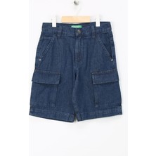 Benetton Normal Lacivert Erkek Çocuk Şort 4AD7C902I