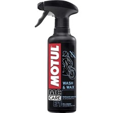 Motul E1 Wash Wax Susuz Temizleme Yıkama ve Cila 400 ml