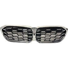Bmw g20 lci diamond ön panjur ızgara böbrek seti silver 2021+