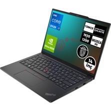 Lenovo Thinkpad E14 Gen 5 Intel Core I7-1355U 24GB 1tb + 1tb SSD 14" Wuxga 2gb MX550 Freedos Taşınabilir Bilgisayar 21JLS2G6TX 012