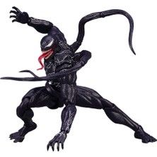 Junjue Shf Venom 2 Symbiote Marvel Universe Inanılmaz Örümcek Adam Venom Hareketli Film Şekilli Kalıp Oyuncak (Yurt Dışından)