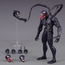 Junjue Shf Venom 2 Symbiote Marvel Universe Inanılmaz Örümcek Adam Venom Hareketli Film Şekilli Kalıp Oyuncak (Yurt Dışından)