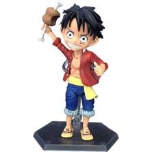 Junjue Tek Parça Yeni Dünya Q Versiyonu Shf Eklemler Hareketli Hasır Şapka Luffy Kutulu El Ofis Süsleme Modeli (Yurt Dışından)